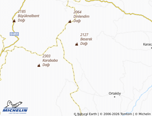 Mappa MICHELIN Mescit - ViaMichelin