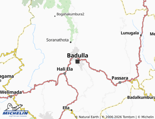 Mappa MICHELIN Badulla East - ViaMichelin