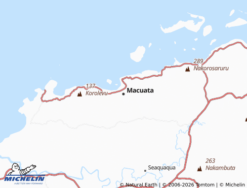Kaart MICHELIN Macuata - ViaMichelin