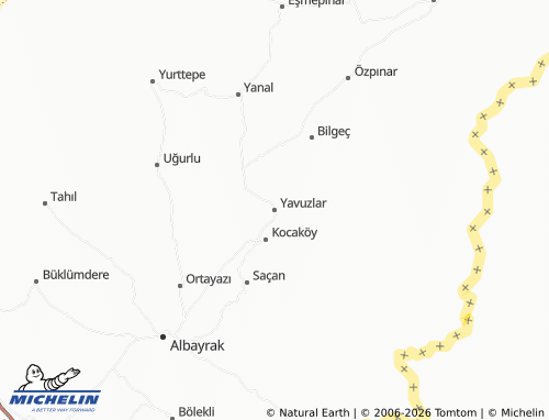 Mapa MICHELIN Yavuzlar - ViaMichelin
