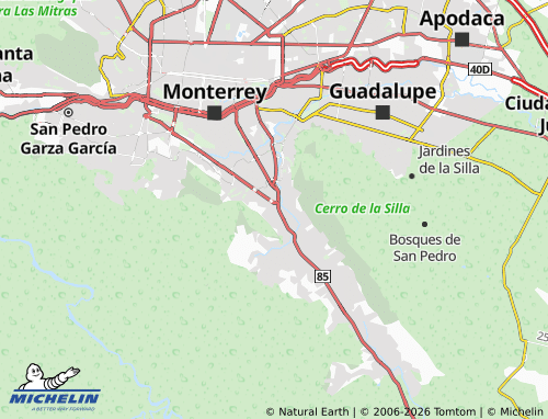 Mappa MICHELIN Eduardo A. Elizondo - ViaMichelin