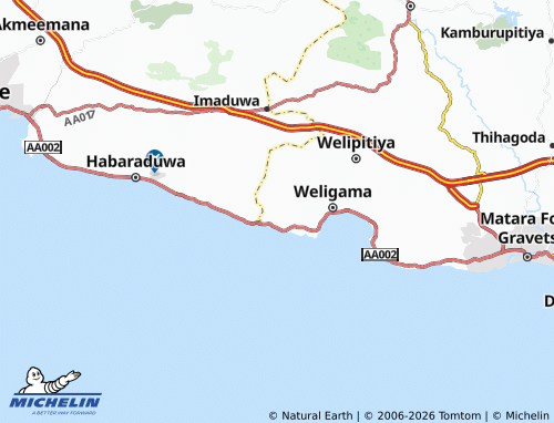 Mappa MICHELIN Midigama West - ViaMichelin