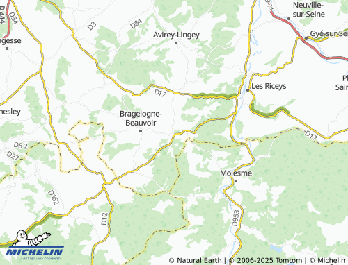 MICHELIN-Landkarte Beauvoir-sur-Sarce - ViaMichelin