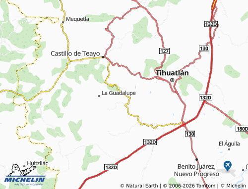 Mapa MICHELIN General Ignacio Zaragoza - ViaMichelin