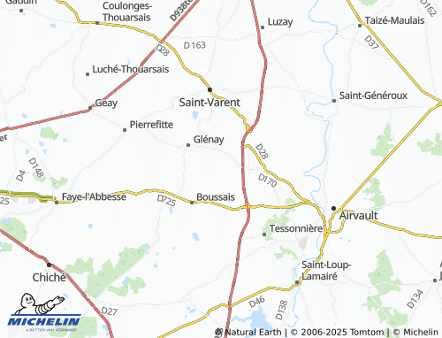 MICHELIN Biard map - ViaMichelin
