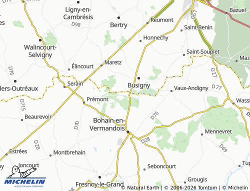 Mapa MICHELIN Becquignette - ViaMichelin