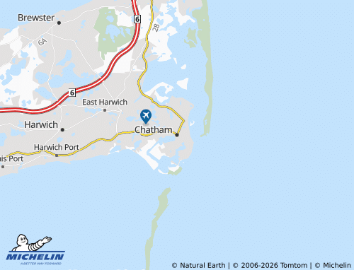 Kaart MICHELIN Chatham - ViaMichelin