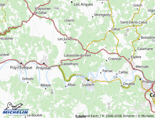 MICHELIN Labastide-du-Vert map - ViaMichelin