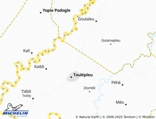 MICHELIN Dinomobli map - ViaMichelin
