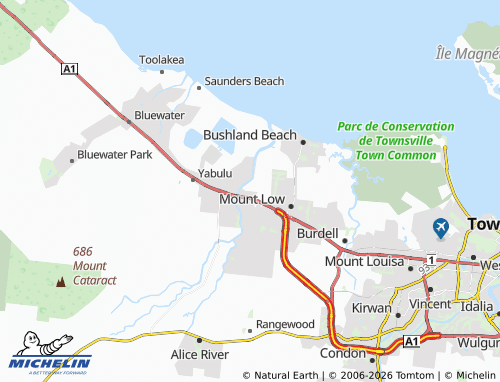 MICHELIN Beach Holm map - ViaMichelin