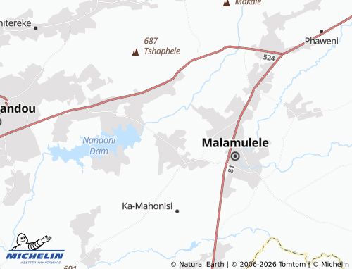 MICHELIN-Landkarte Makumeke - ViaMichelin