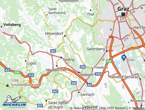 MICHELIN Stein-Siedlung map - ViaMichelin
