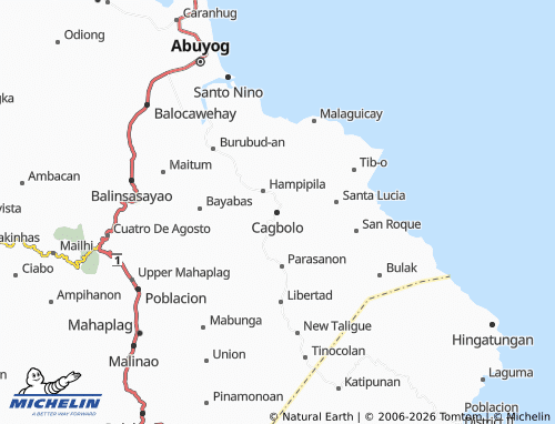 MICHELIN Cagbolo map - ViaMichelin