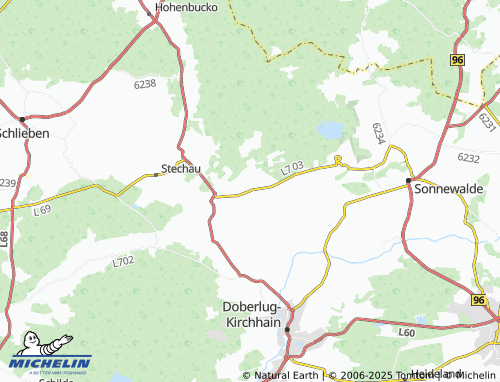Mapa MICHELIN Lichtena - ViaMichelin