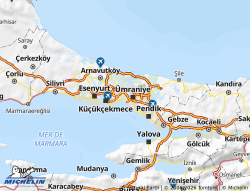Mapa MICHELIN Beşiktaş - ViaMichelin