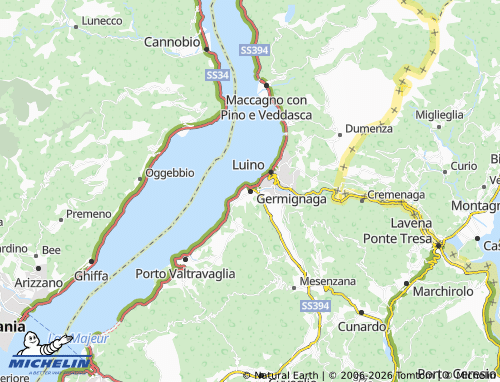 MICHELIN Germignaga map - ViaMichelin