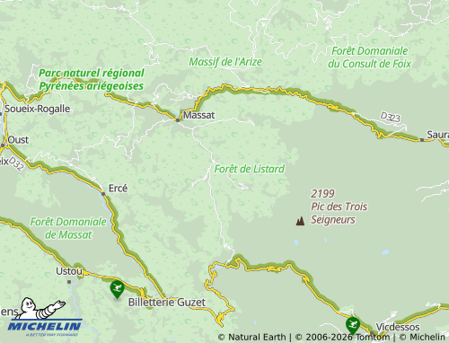 Carte MICHELIN Arac - ViaMichelin