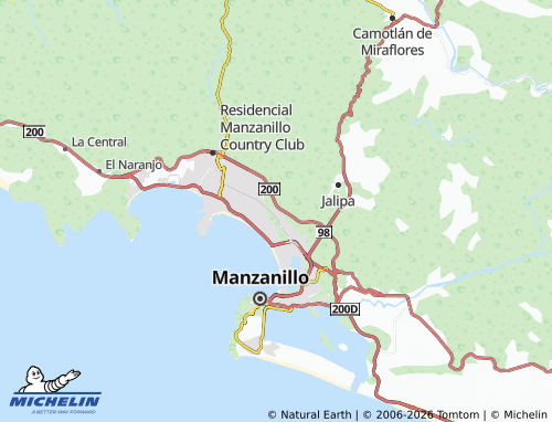 MICHELIN Del Sol map - ViaMichelin