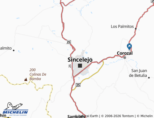 MICHELIN San Roque map - ViaMichelin
