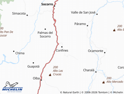Carte MICHELIN Confines - ViaMichelin