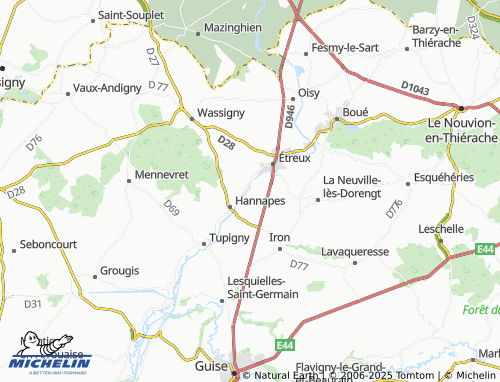 Kaart MICHELIN Vénérolles - ViaMichelin