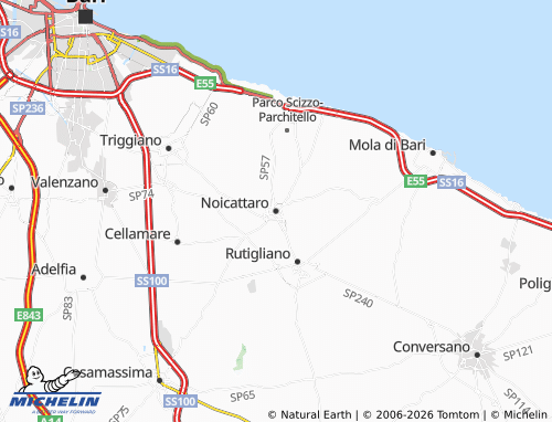 Mapa MICHELIN Noicattaro - ViaMichelin