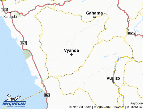 Mapa MICHELIN Vyanda - ViaMichelin