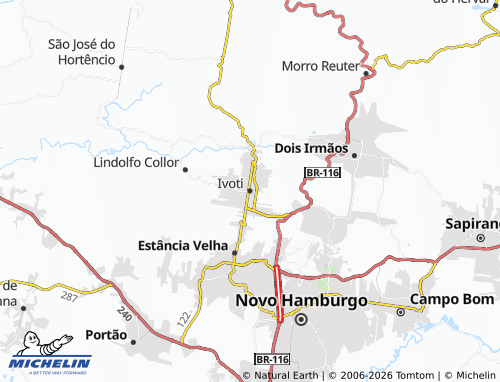 Mapa MICHELIN Ivoti - ViaMichelin