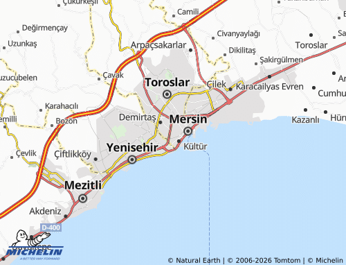 MICHELIN Barış map - ViaMichelin
