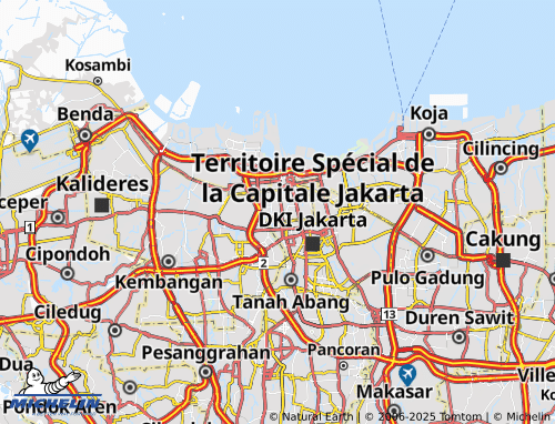 MICHELIN Duri Utara map - ViaMichelin