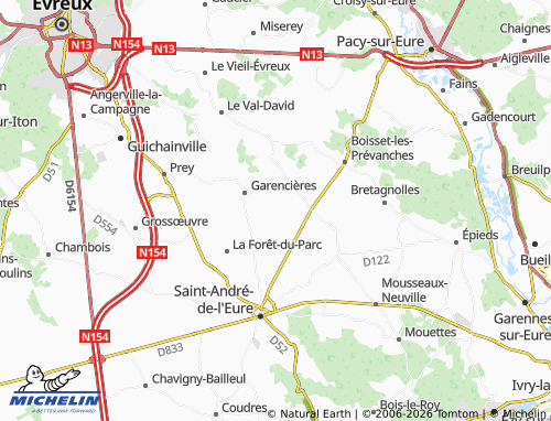 Mapa MICHELIN La Folie - ViaMichelin