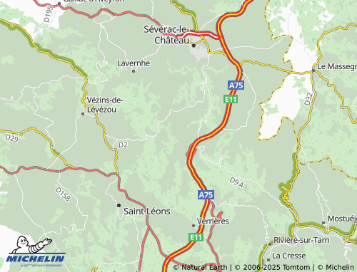 MICHELIN Molières map - ViaMichelin