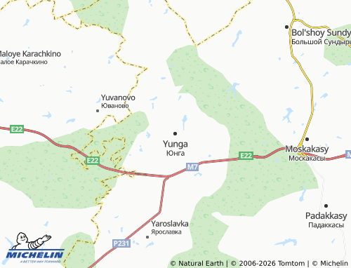 MICHELIN-Landkarte Yunga - ViaMichelin