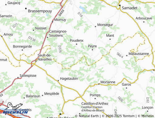 Carte MICHELIN Castelner - ViaMichelin