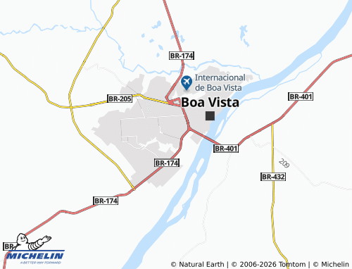 MICHELIN Cinturão Verde map - ViaMichelin