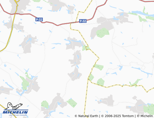MICHELIN Dubovi Makharyntsi map - ViaMichelin