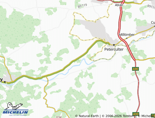 Carte MICHELIN Drumoak - ViaMichelin