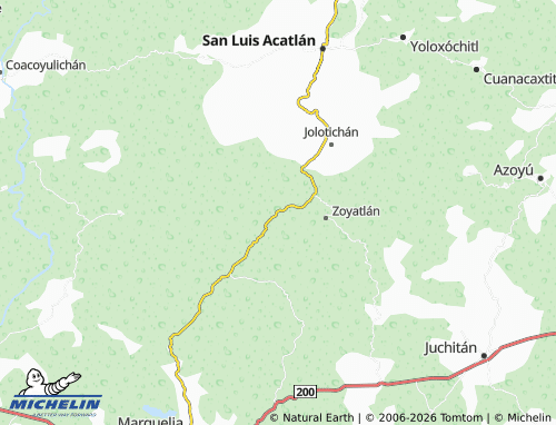 Mappa MICHELIN Cruz Verde - ViaMichelin