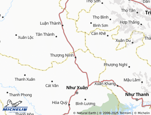 MICHELIN-Landkarte Thượng Ninh - ViaMichelin