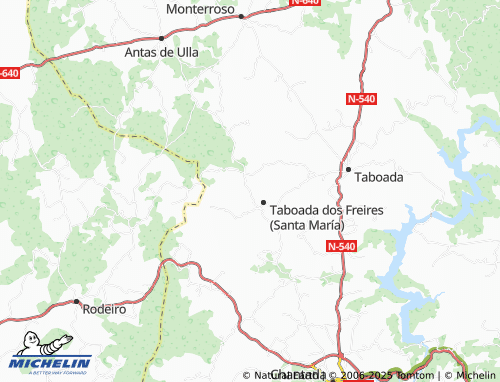 MICHELIN Cerdeda (Santa Mariña) map - ViaMichelin