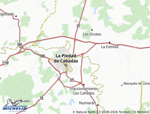 Mapa MICHELIN El Vivero - ViaMichelin