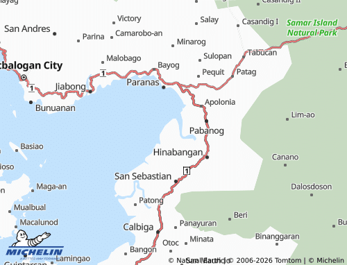 MICHELIN Bontod map - ViaMichelin