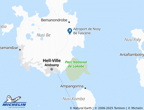 MICHELIN Ambatozavavy map - ViaMichelin