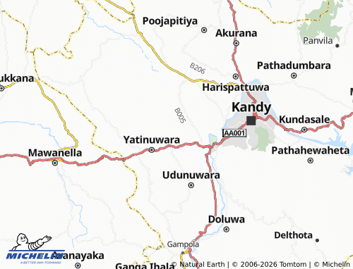 MICHELIN Malgammana map - ViaMichelin