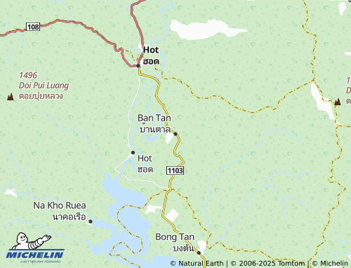 MICHELIN Ban Tan map - ViaMichelin