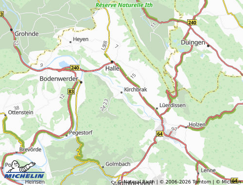 MICHELIN Kirchbrak map - ViaMichelin
