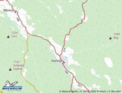 Carte MICHELIN Gorenje - ViaMichelin