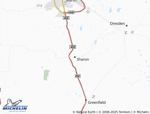 MICHELIN Sharon map - ViaMichelin
