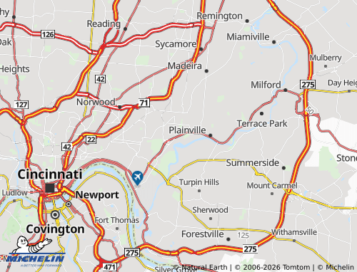 Mappa MICHELIN Fairfax - ViaMichelin