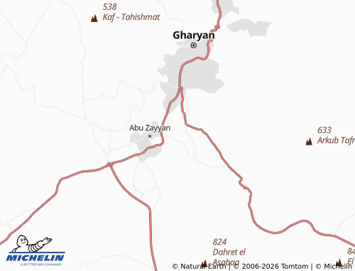 Mappa MICHELIN Magharibah - ViaMichelin